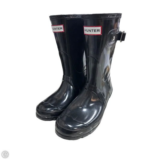 Boots Rain By Hunter In Black, Size: 5