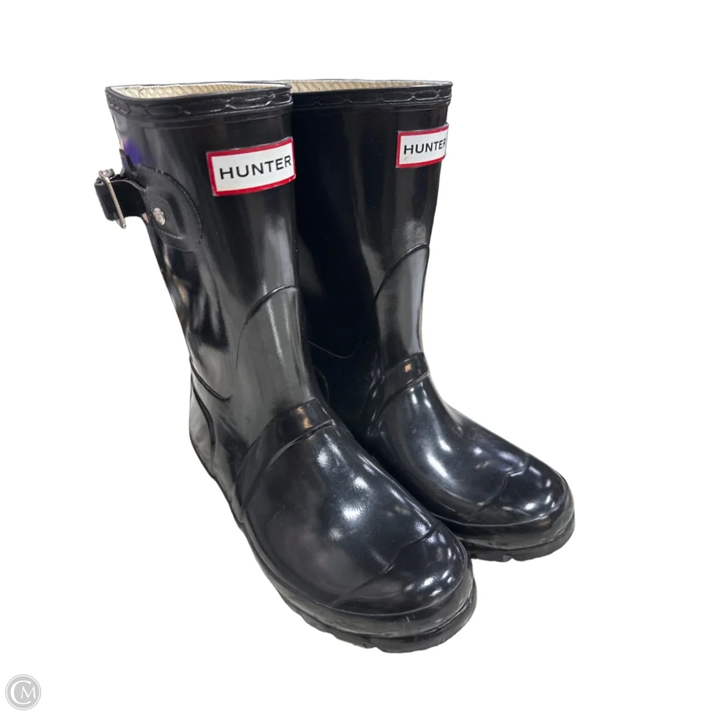 Boots Rain By Hunter In Black, Size: 5