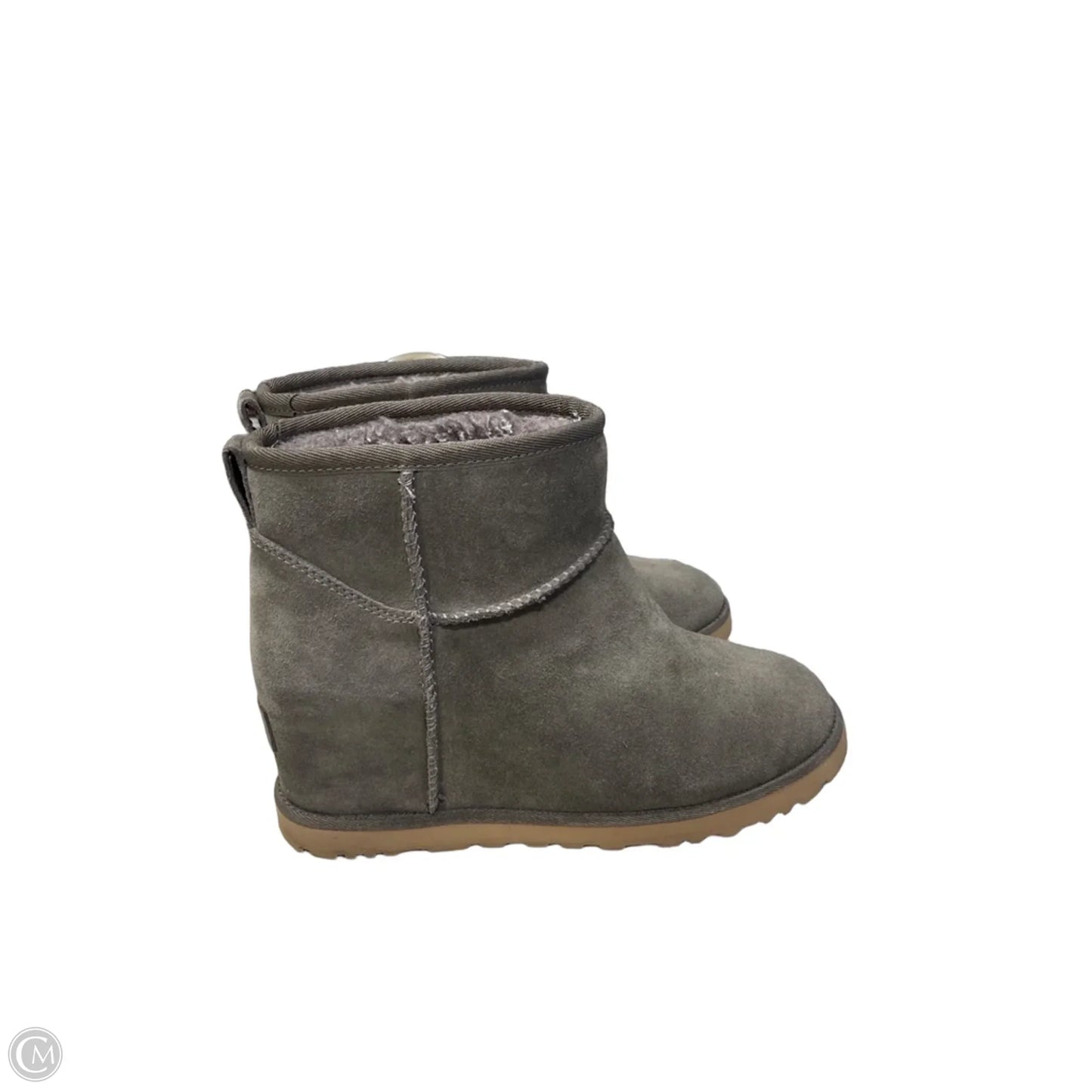 Boots Designer By Ugg In Grey, Size: 7