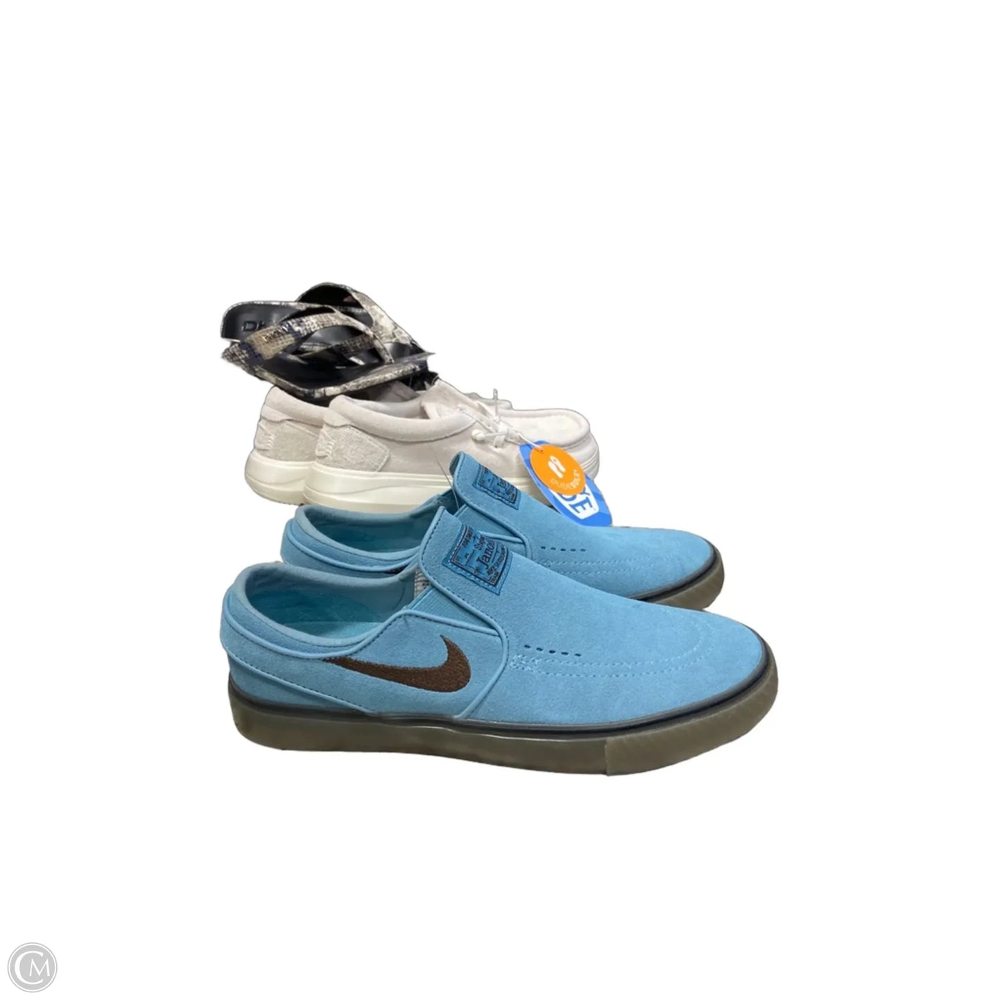 Shoes Flats By Nike In Blue, Size: 6