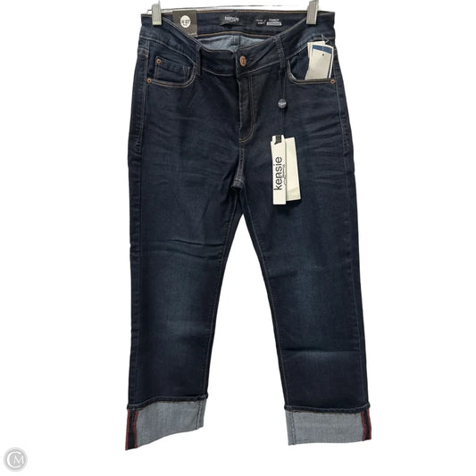 Jeans Straight By Kensie In Blue Denim, Size: 4