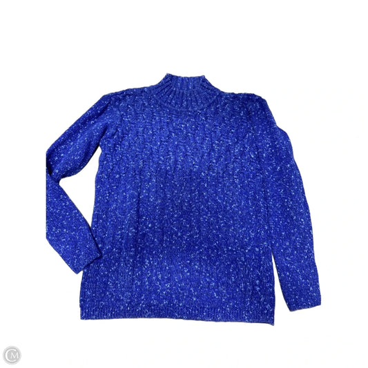 Sweater By Liz Claiborne In Blue, Size: S