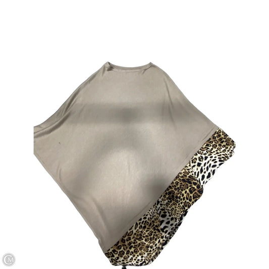 Poncho By Clothes Mentor In Animal Print, Size: Osfm