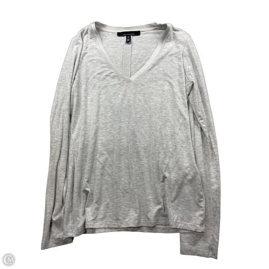 Top Long Sleeve By White House Black Market In Grey, Size: Xs