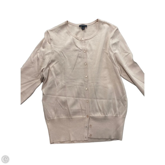 Sweater Cardigan By Ann Taylor In Pink, Size: M