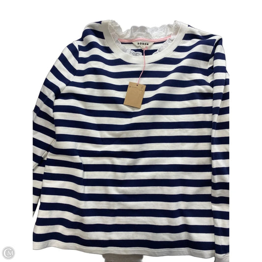 Sweatshirt Crewneck By Boden In Striped Pattern, Size: Xl