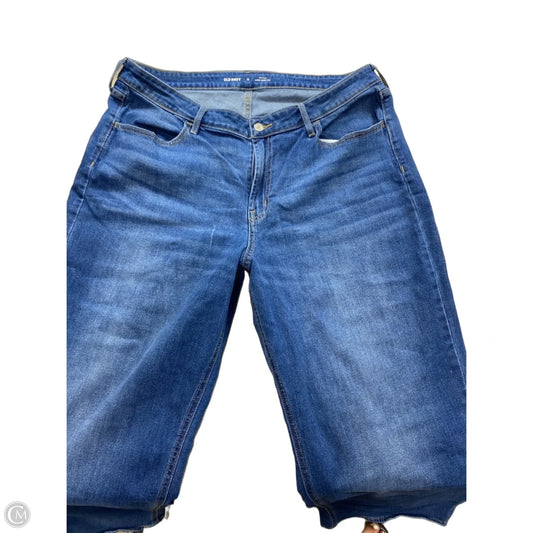 Jeans Wide Leg By Old Navy In Blue Denim, Size: 18