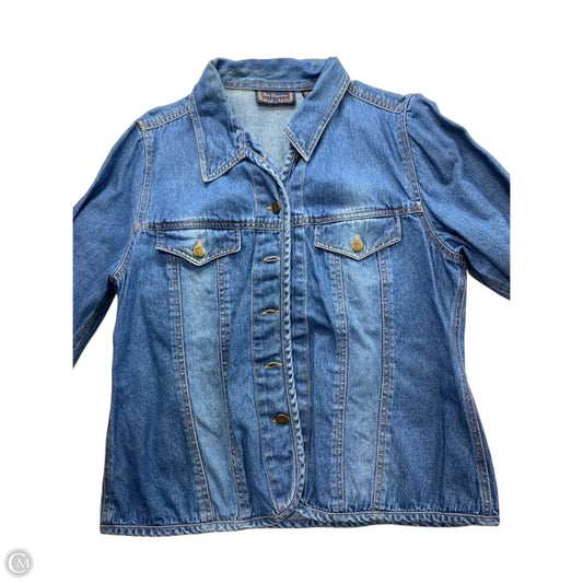 Jacket Denim By New Directions In Blue Denim, Size: Xl