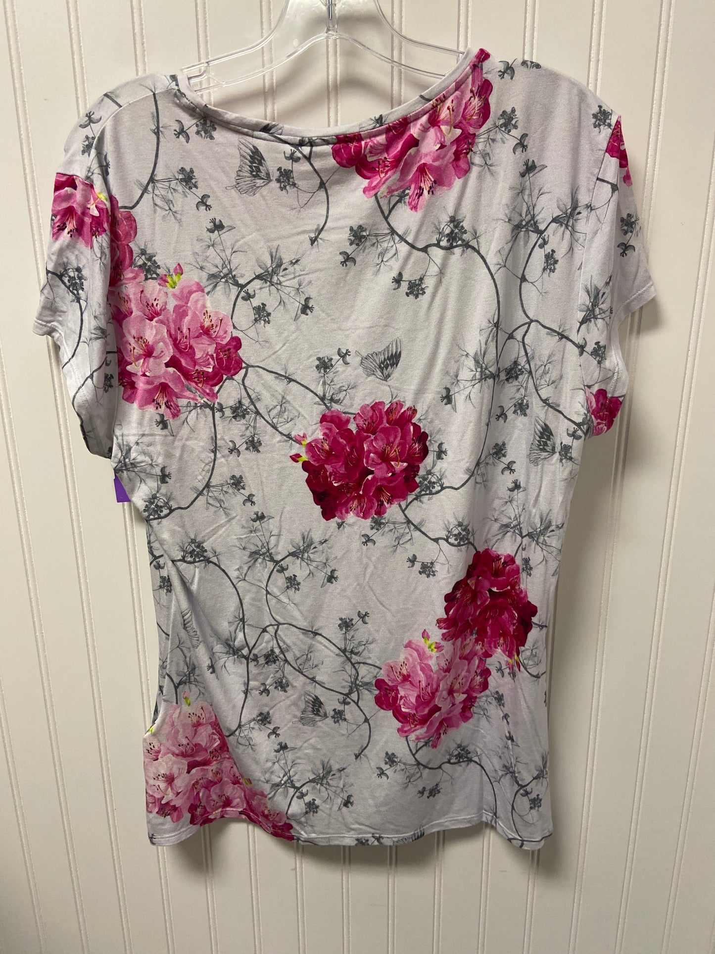 White Top Short Sleeve Designer Ted Baker, Size S