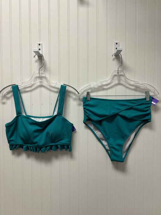 Teal Swimsuit 2pc Cupshe, Size L