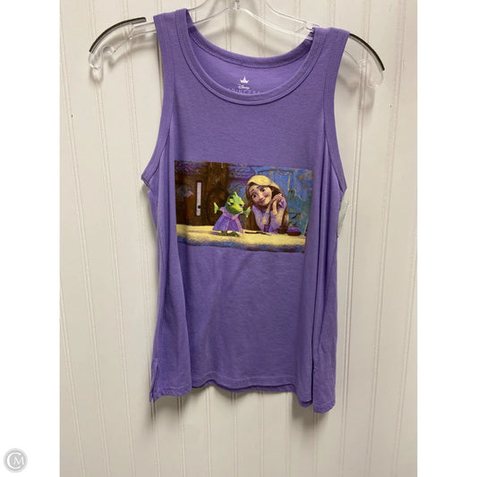Top Sleeveless By Disney Store In Purple, Size: S