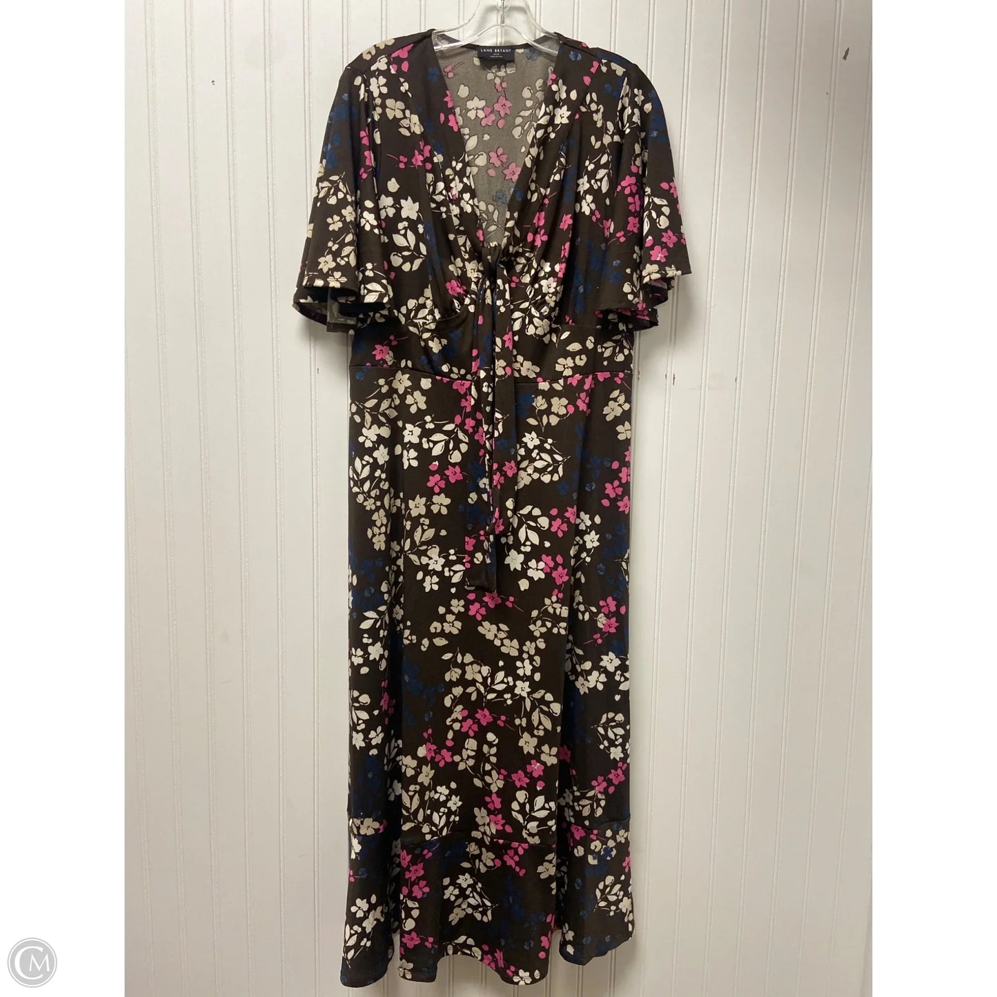 Dress Casual Maxi By Lane Bryant In Brown, Size: Xl