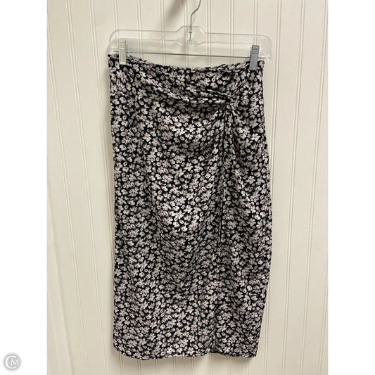 Skirt Midi By Abercrombie And Fitch In Black, Size: S