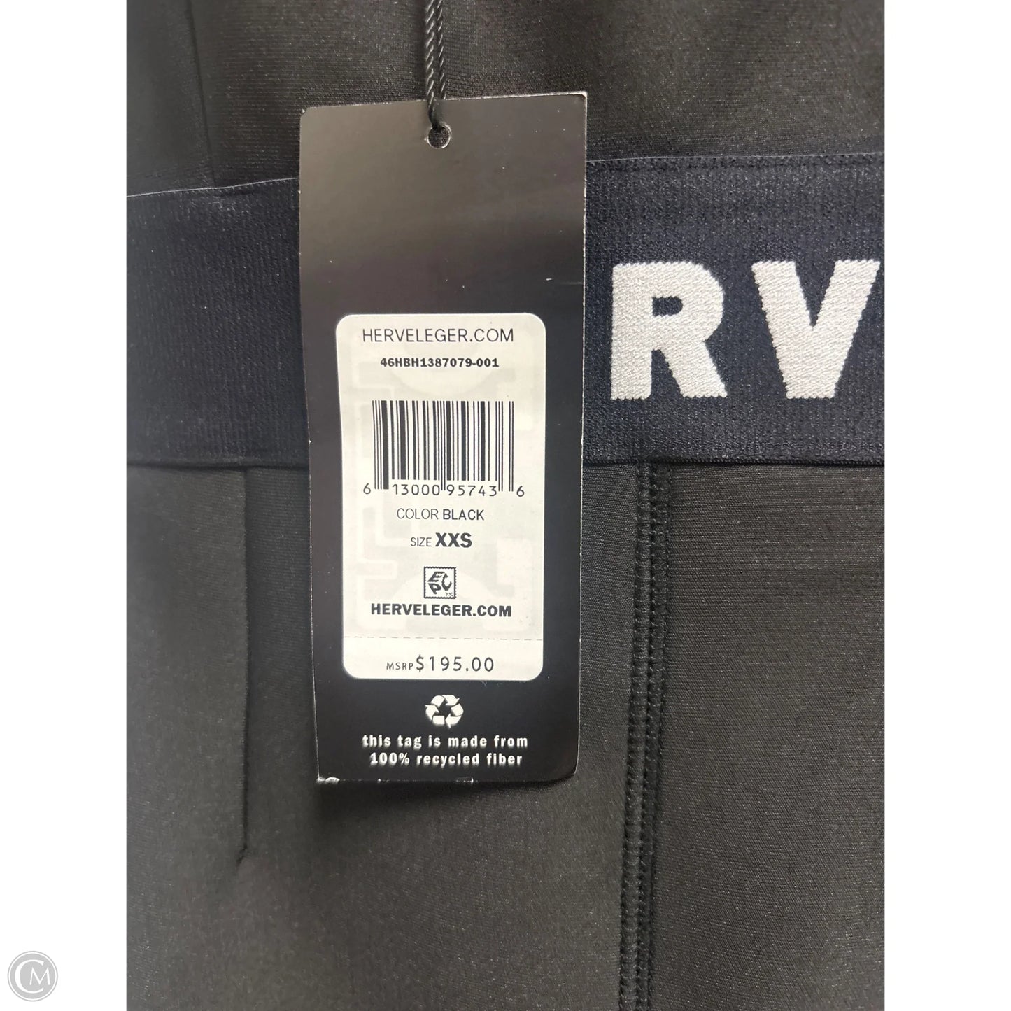 Romper Designer By Herve Leger In Black, Size: Xxs