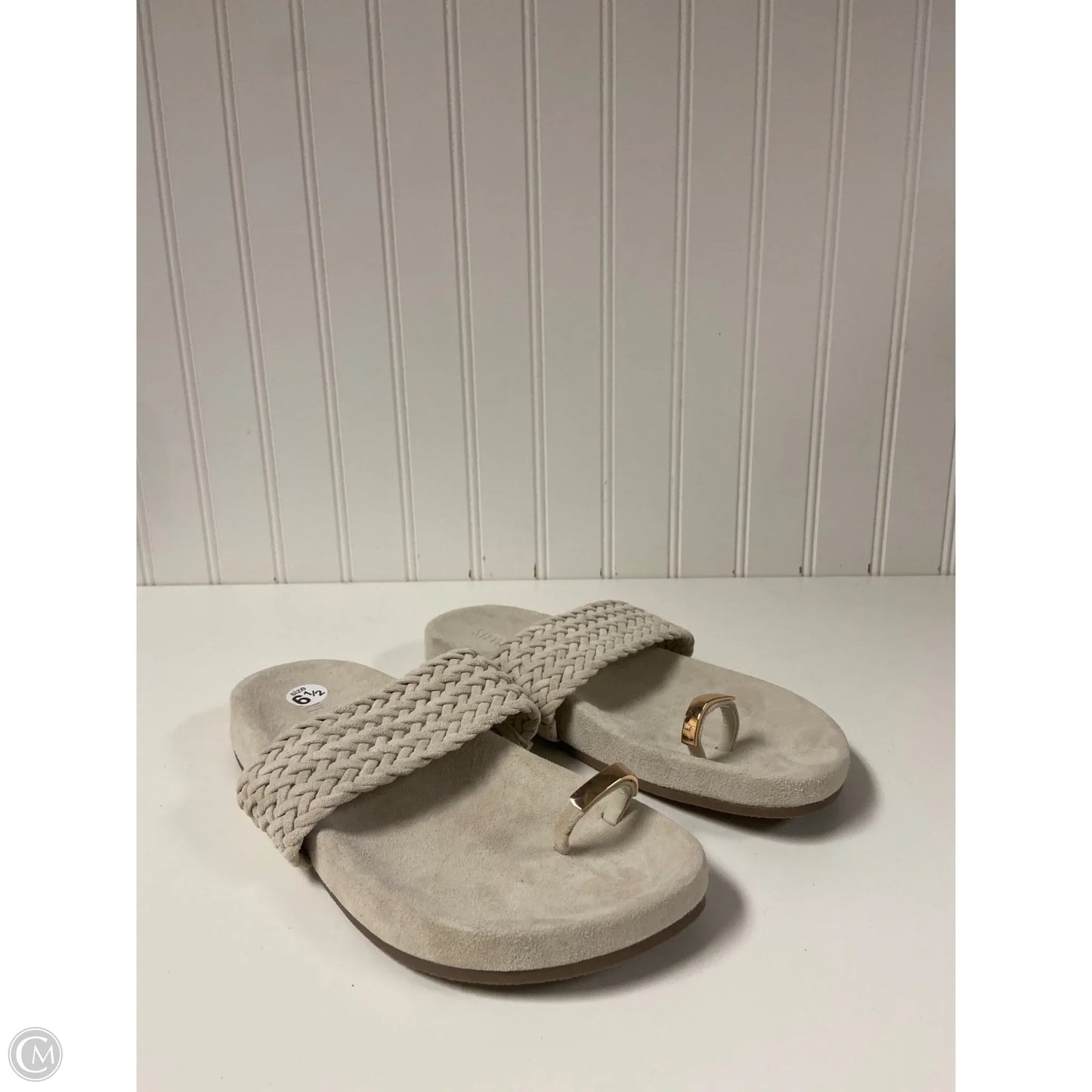 Sandals Flats By Steve Madden In Beige, Size: 6.5