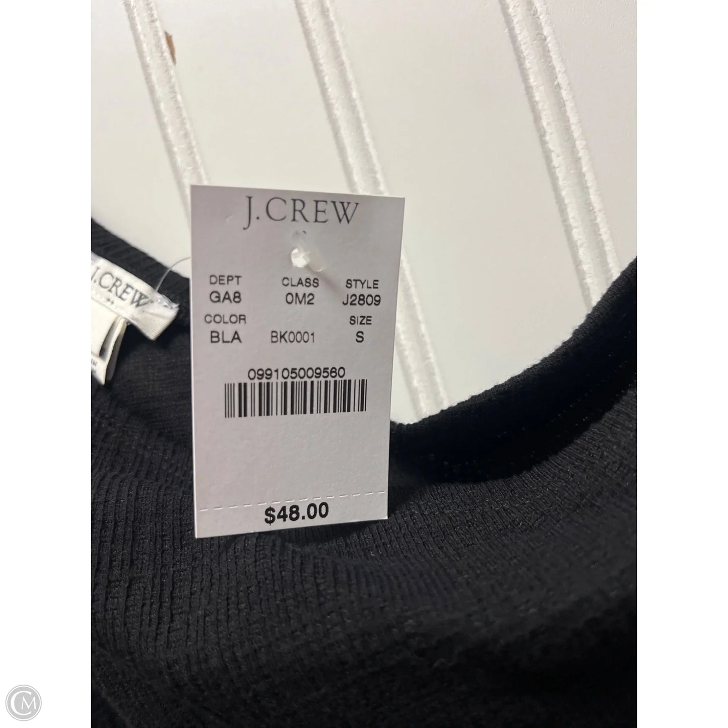 Top Sleeveless By J. Crew In Black, Size: S