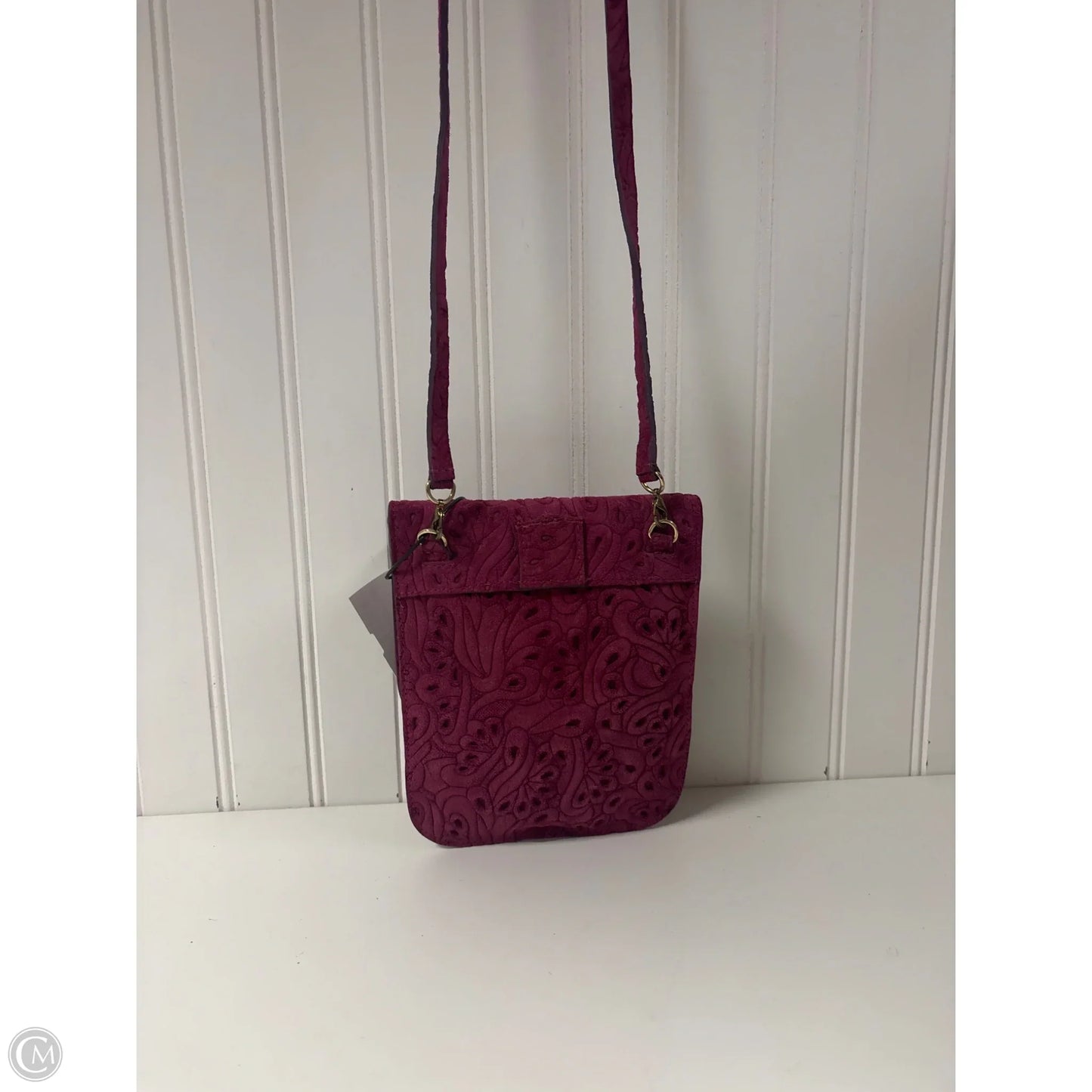 Crossbody Leather By Clothes Mentor, Size: Small