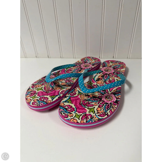 Sandals Flip Flops By Vera Bradley In Pink, Size: 10