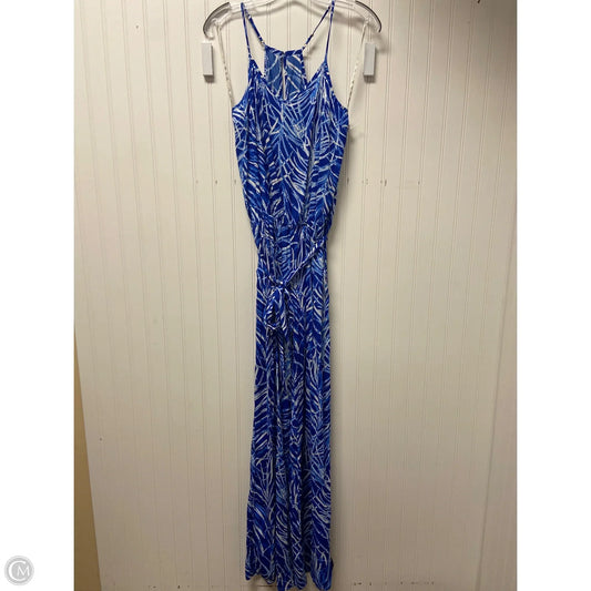 Jumpsuit Designer By Lilly Pulitzer In Blue & White, Size: Xs