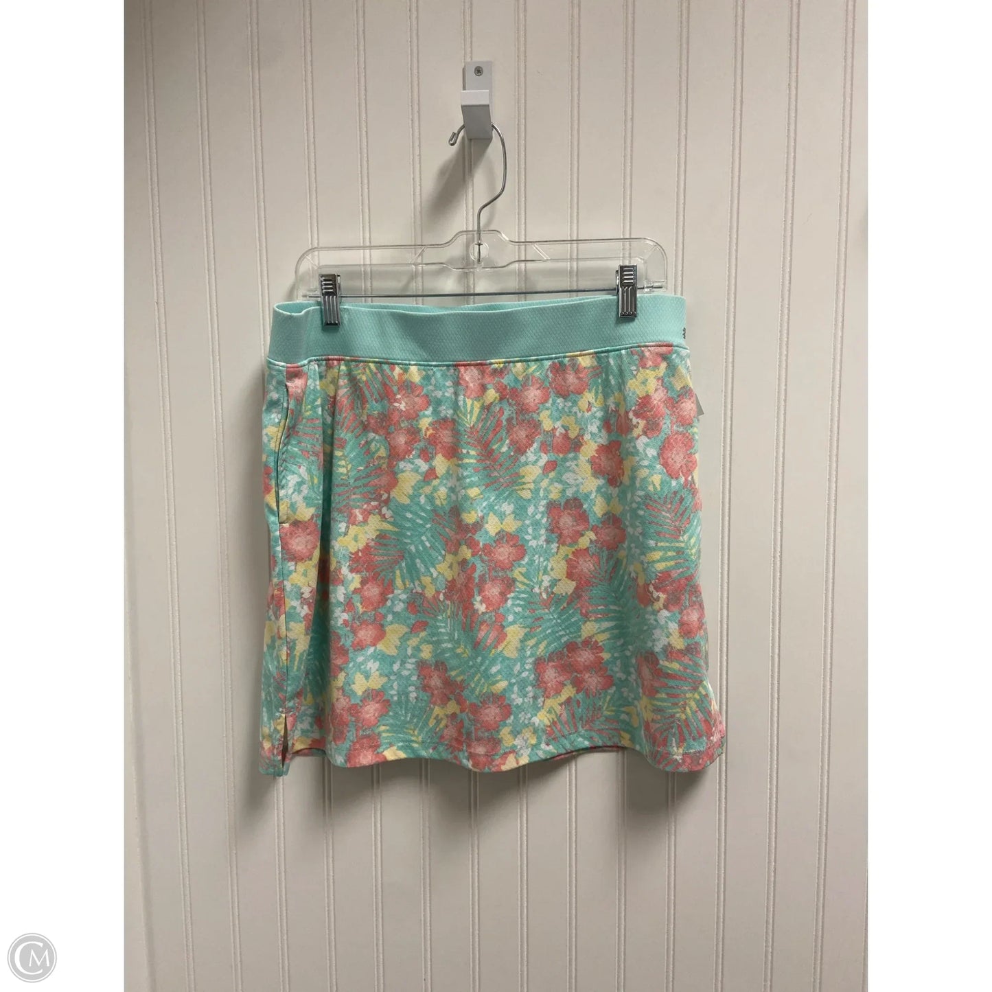Athletic Skirt By Izod In Aqua, Size: L