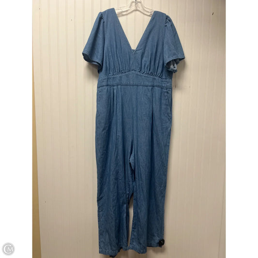 Jumpsuit By Old Navy In Blue Denim, Size: 1x