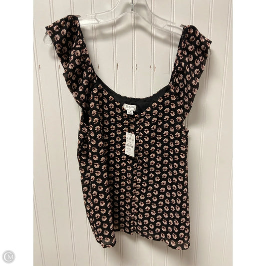 Top Sleeveless By J. Crew In Black, Size: Xl