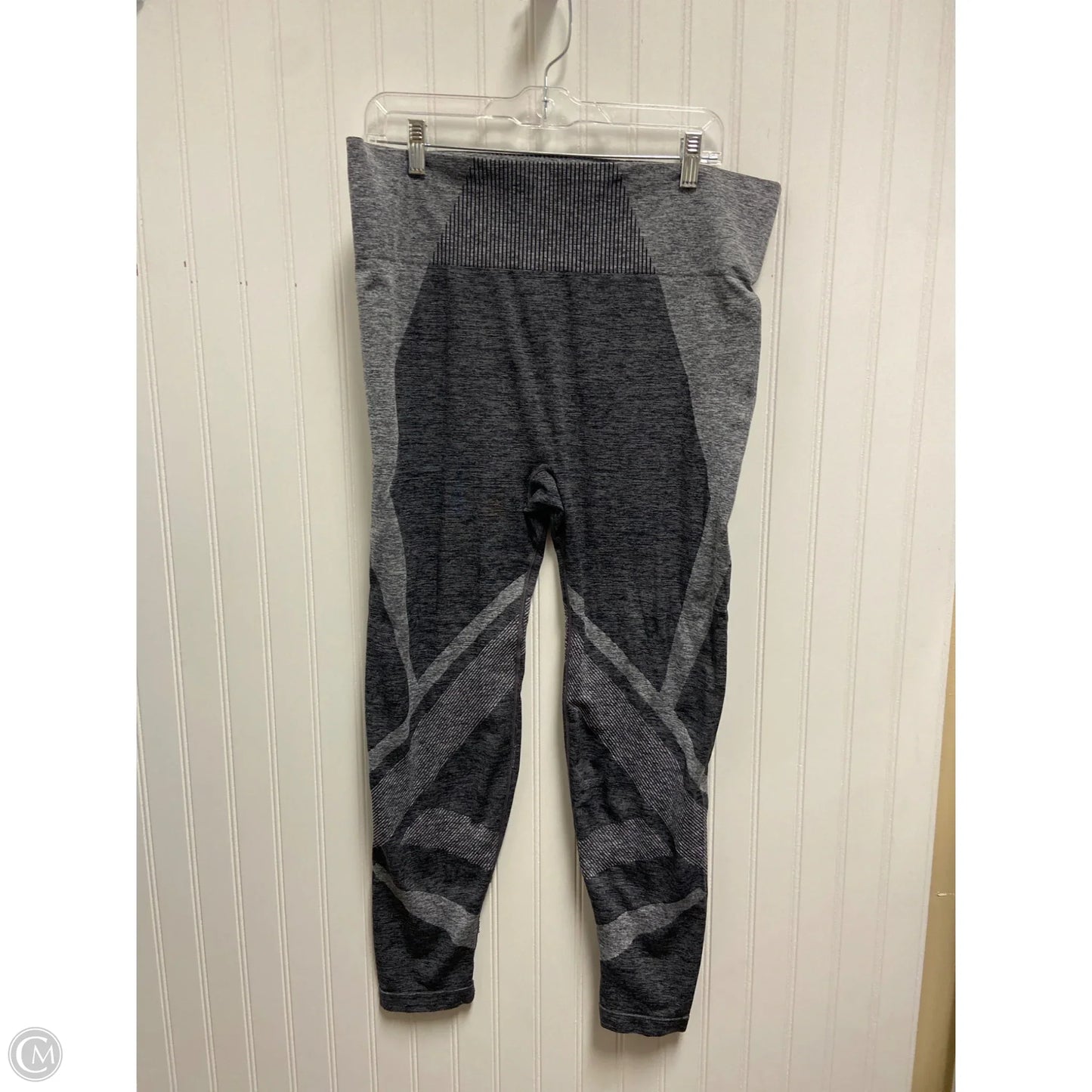 Athletic Leggings By Livi Active In Grey, Size: 3x