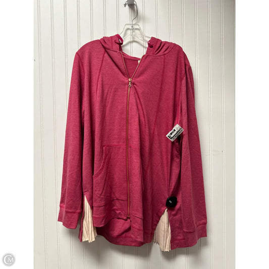 Jacket Other By Logo In Pink, Size: Xl