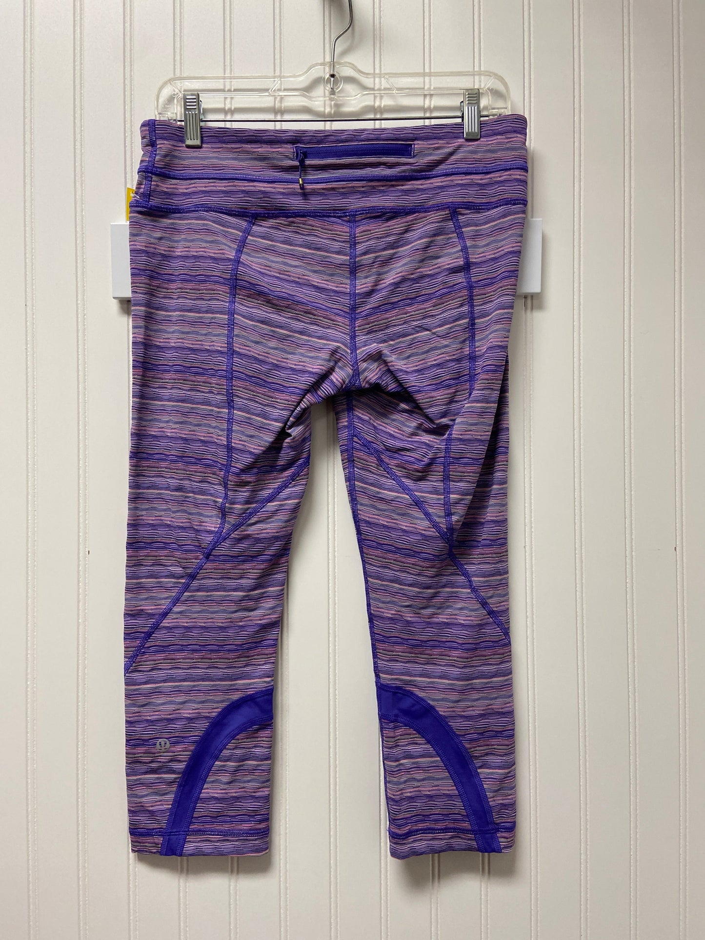 Purple Athletic Capris Lululemon, Size 10