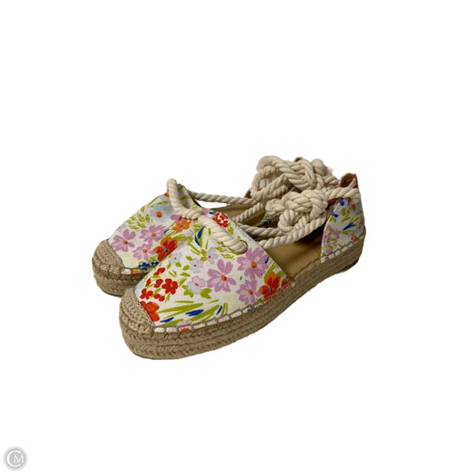 Shoes Flats By Nine West In Floral Print, Size: 9