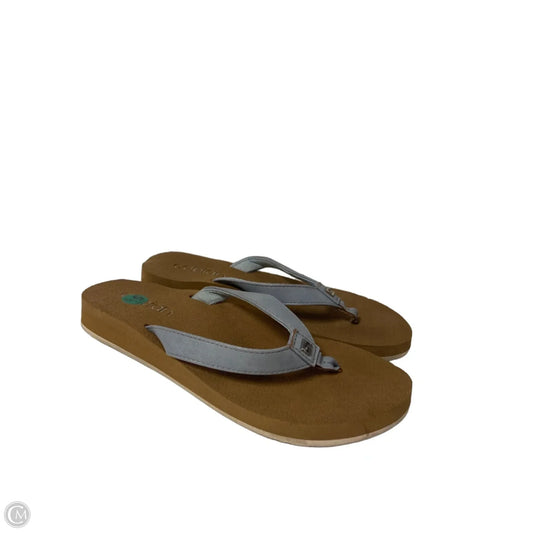 Sandals Flip Flops By Clothes Mentor In Blue, Size: 5.5