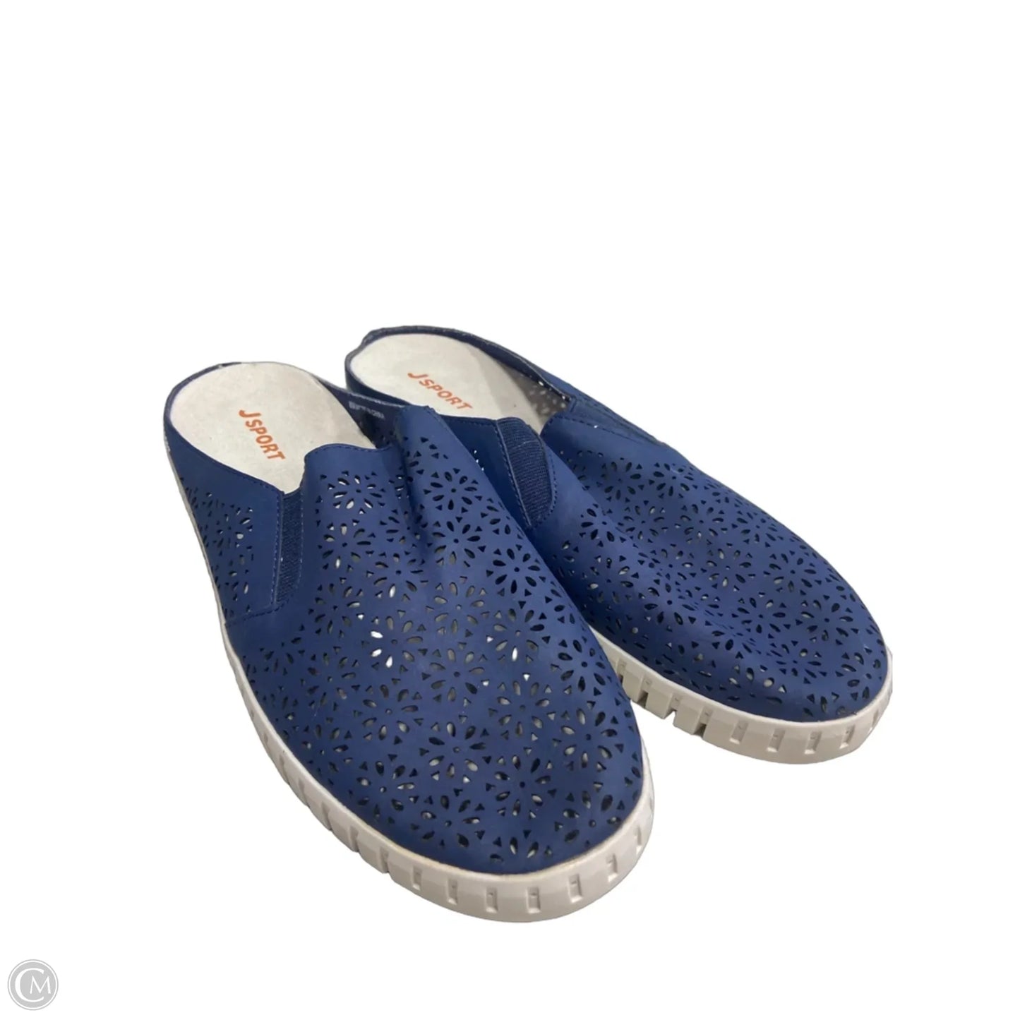 Shoes Flats By Clothes Mentor In Blue, Size: 8