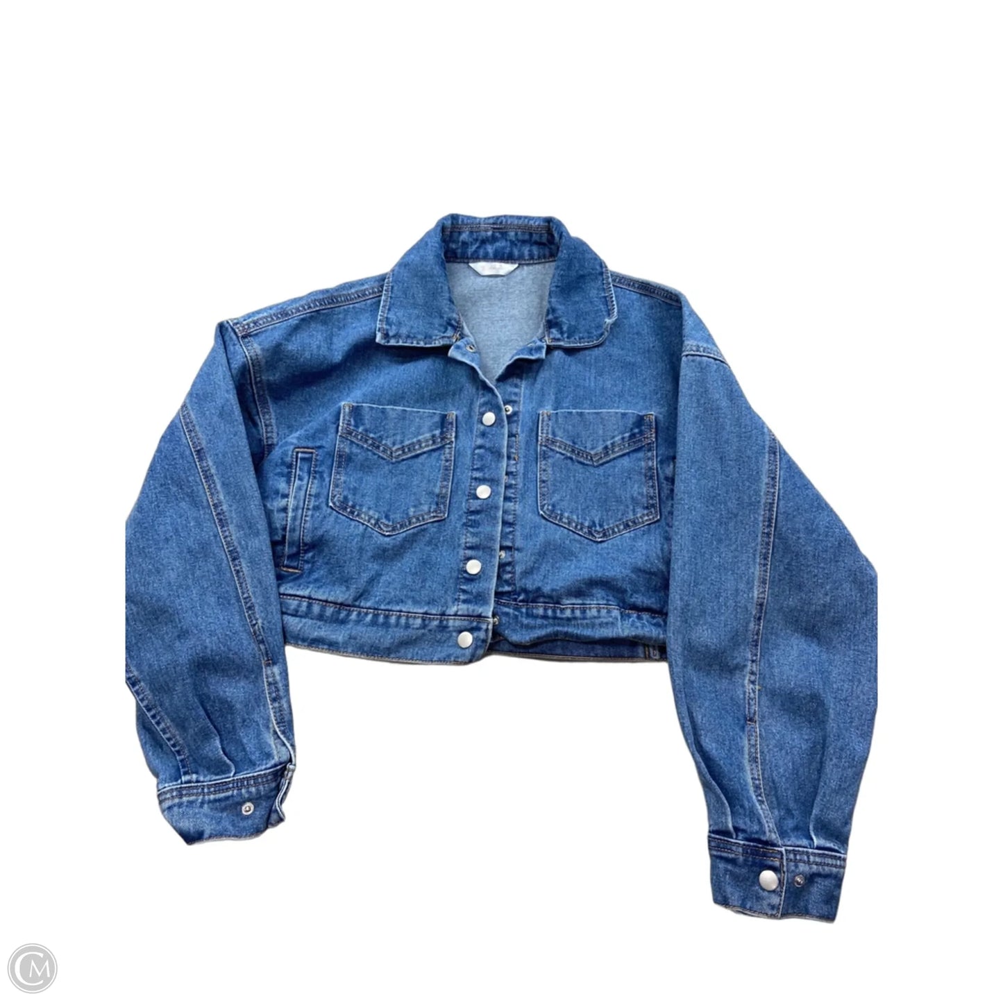 Jacket Denim By No Boundaries In Blue Denim, Size: S