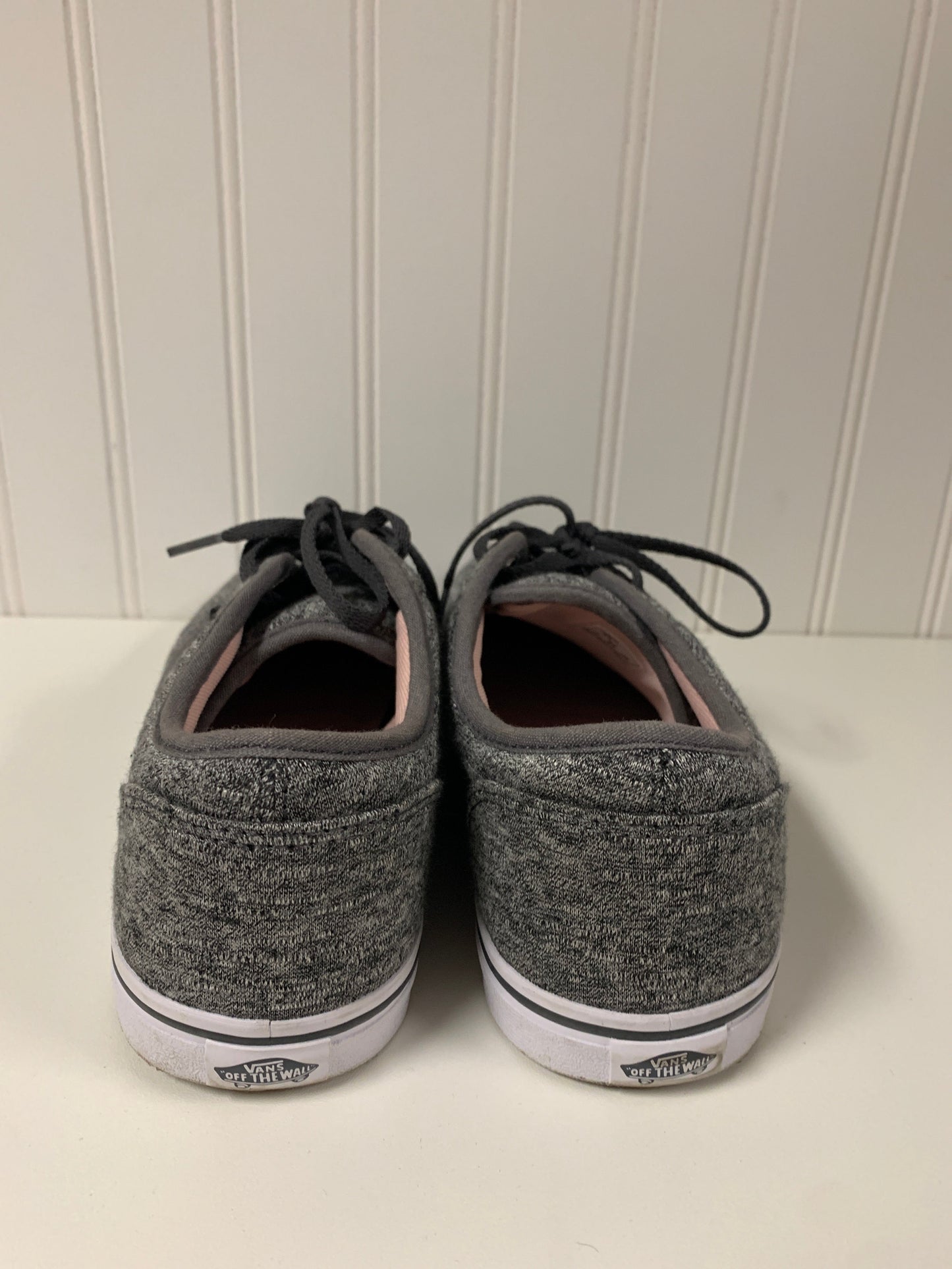 Grey Shoes Sneakers Vans, Size 8
