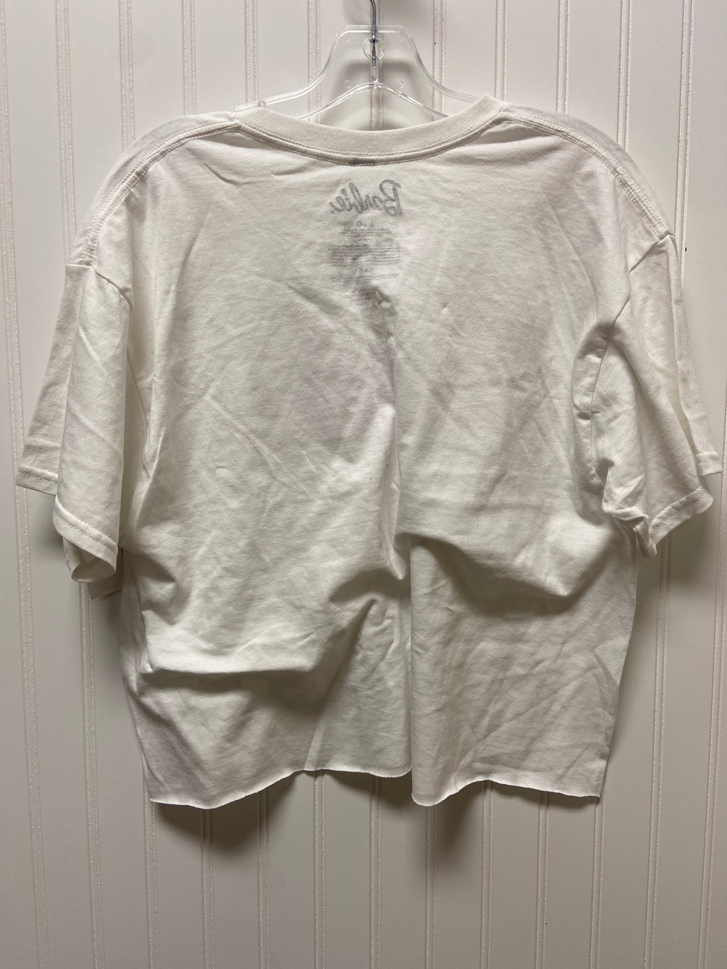 White Top Short Sleeve Clothes Mentor, Size L