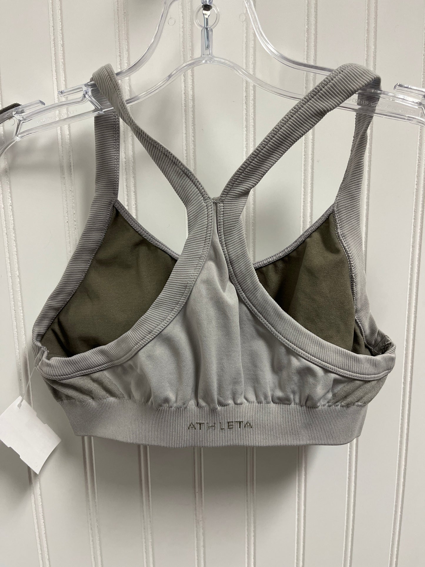 Athletic Bra By Athleta In Grey, Size: L