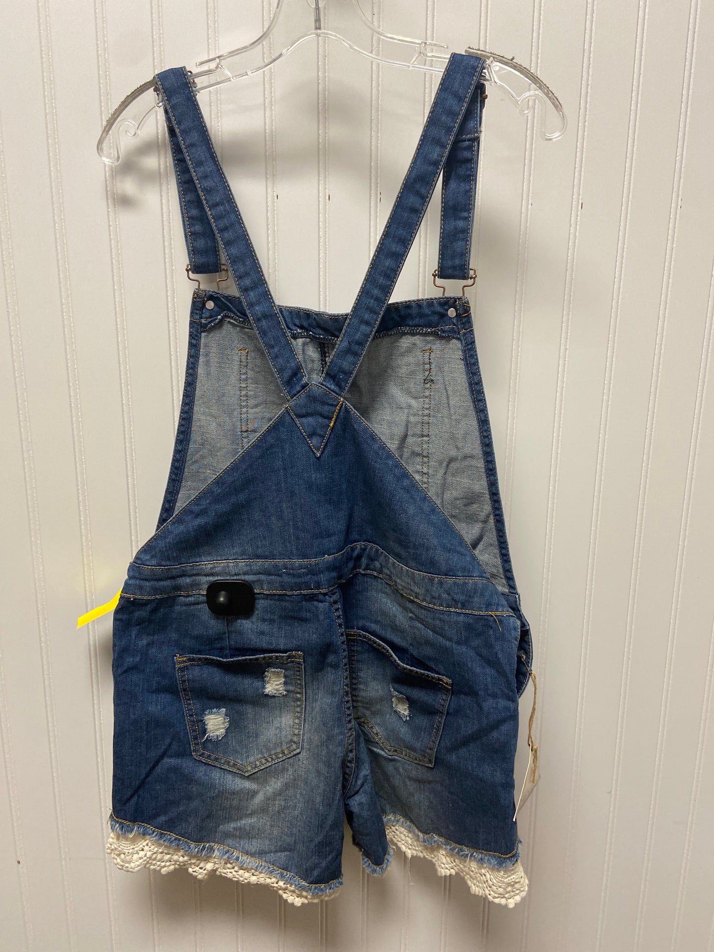 Overalls By Clothes Mentor In Blue Denim, Size: M