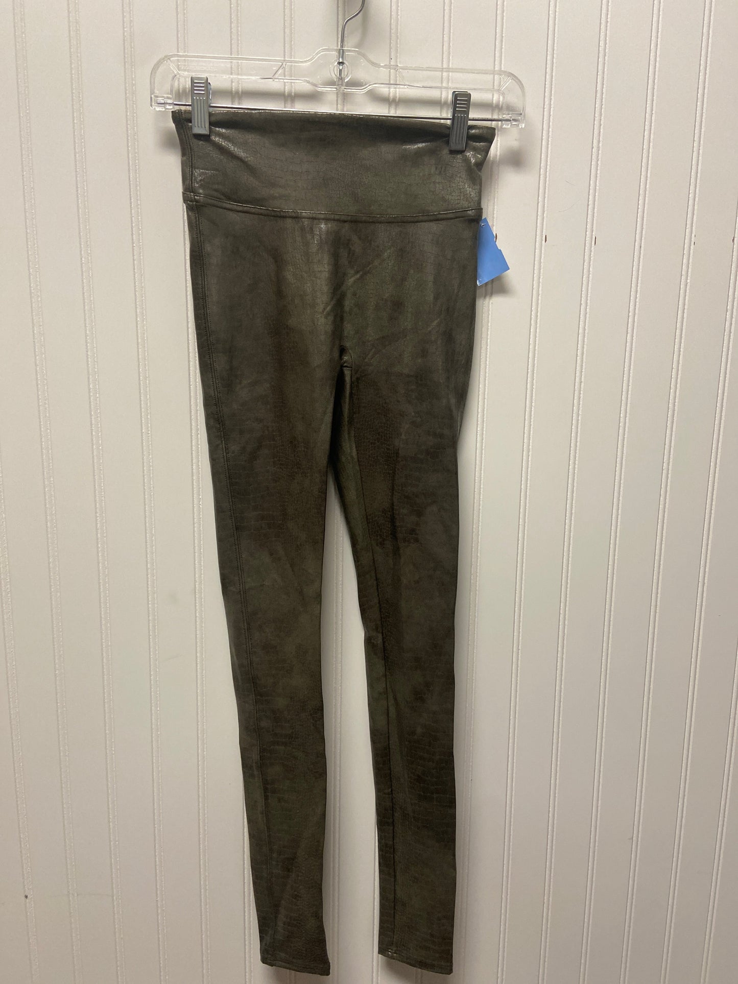 Pants Leggings By Spanx In Green, Size: Xs