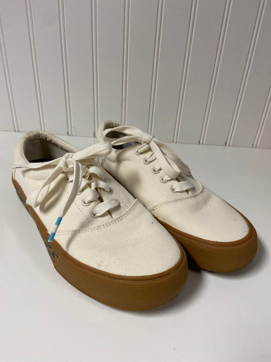 Shoes Sneakers By Toms In Cream, Size: 7.5