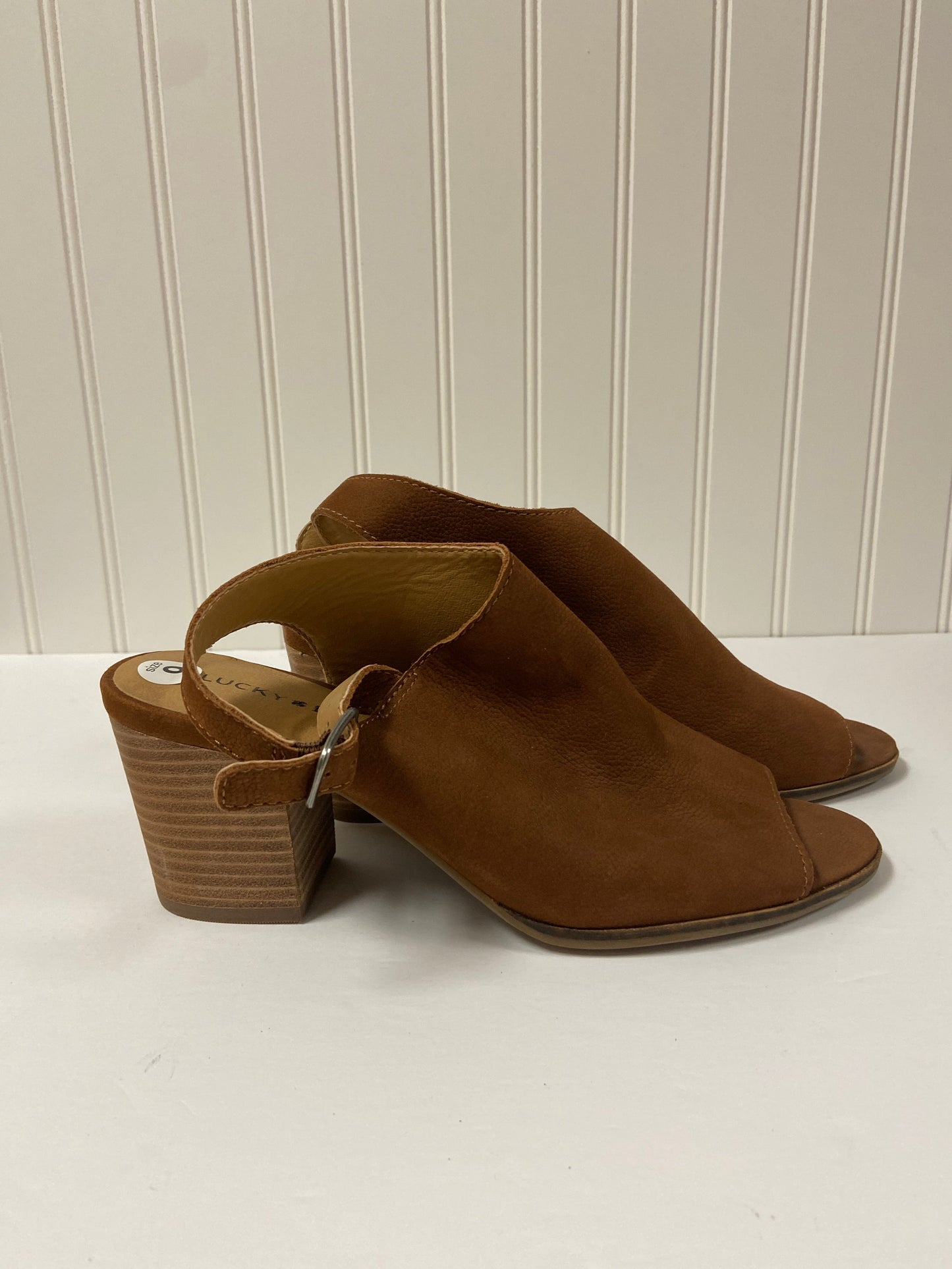 Sandals Heels Block By Lucky Brand  Size: 9