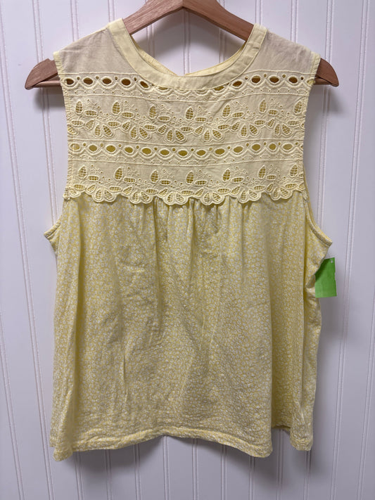 Top Sleeveless By Lucky Brand  Size: L