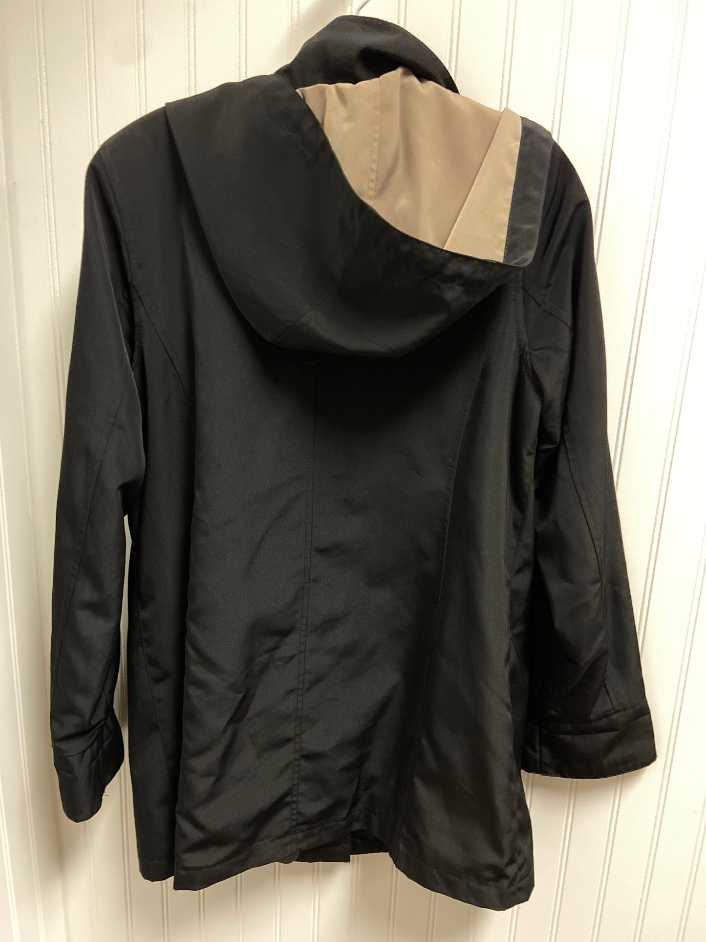 Coat Raincoat By Fleet Street In Black, Size: S