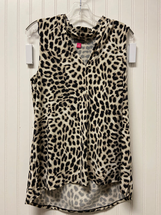 Leopard Print Top Sleeveless Vince Camuto, Size M