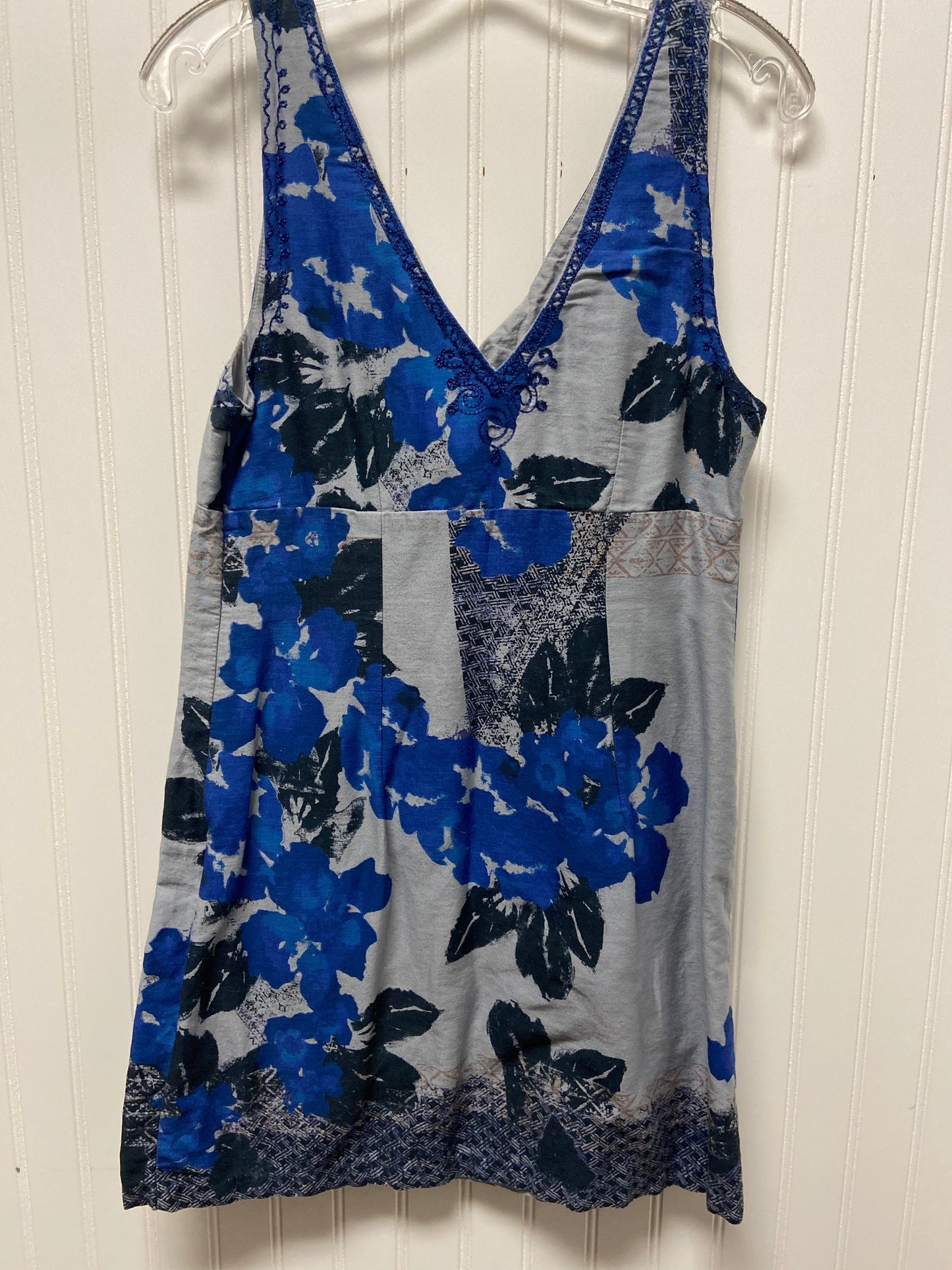 Black & Blue Dress Casual Short Free People, Size 8