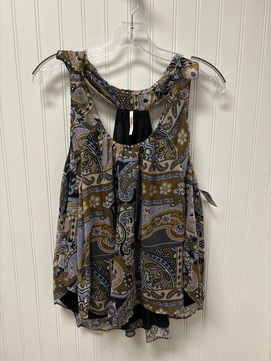 Brown Top Sleeveless Free People, Size L