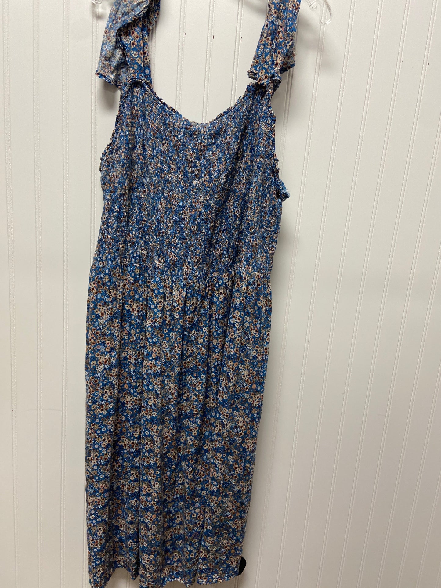 Floral Print Dress Casual Midi Sonoma, Size 2x