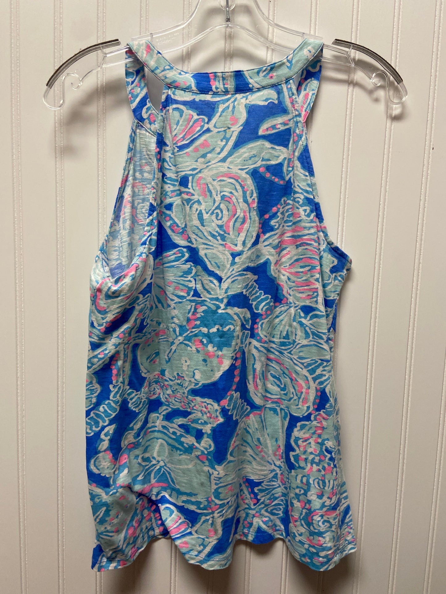 Blue Top Sleeveless Lilly Pulitzer, Size S