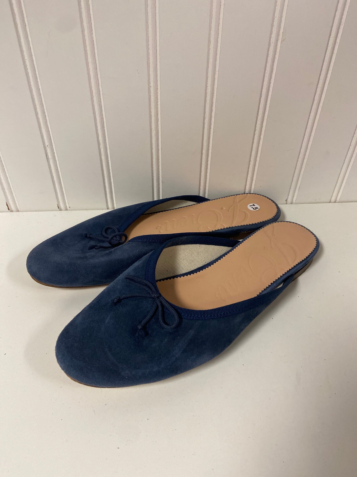 Shoes Flats By J. Crew In Navy, Size: 7.5