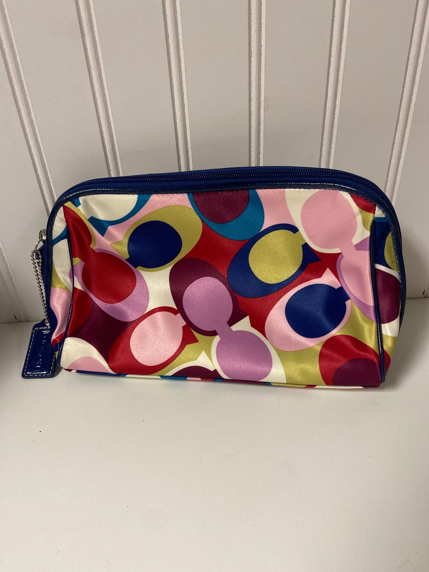 Makeup Bag Designer By Coach, Size: Medium