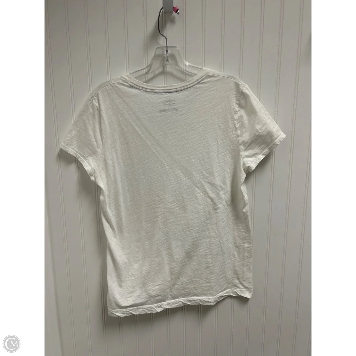 Top Short Sleeve By Tommy Hilfiger In White, Size: L